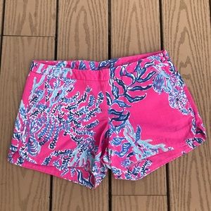 Lilly Pulitzer Adie Shorts in Capri Pink Samba